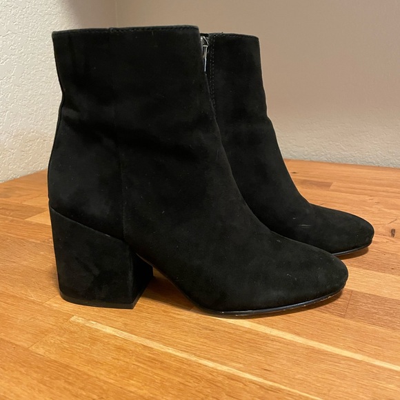 Sam Edelman Black Suede Boots size 6 - Picture 2 of 6
